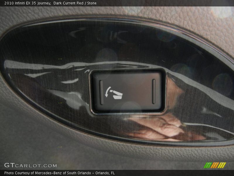 Dark Current Red / Stone 2010 Infiniti EX 35 Journey