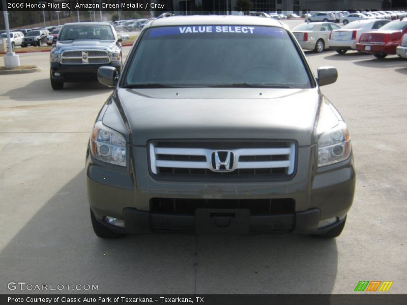 Amazon Green Metallic / Gray 2006 Honda Pilot EX
