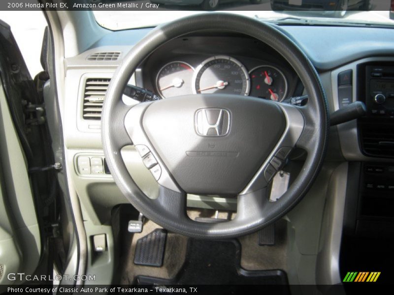 Amazon Green Metallic / Gray 2006 Honda Pilot EX