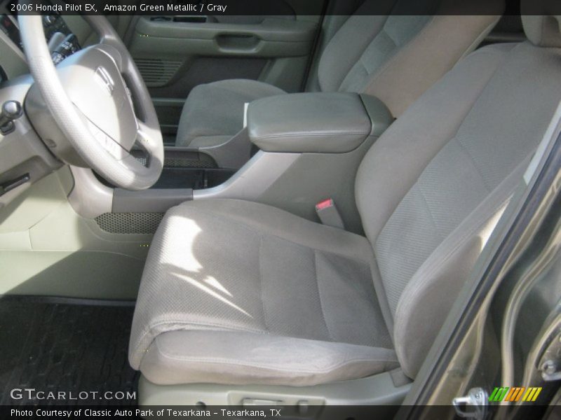 Amazon Green Metallic / Gray 2006 Honda Pilot EX