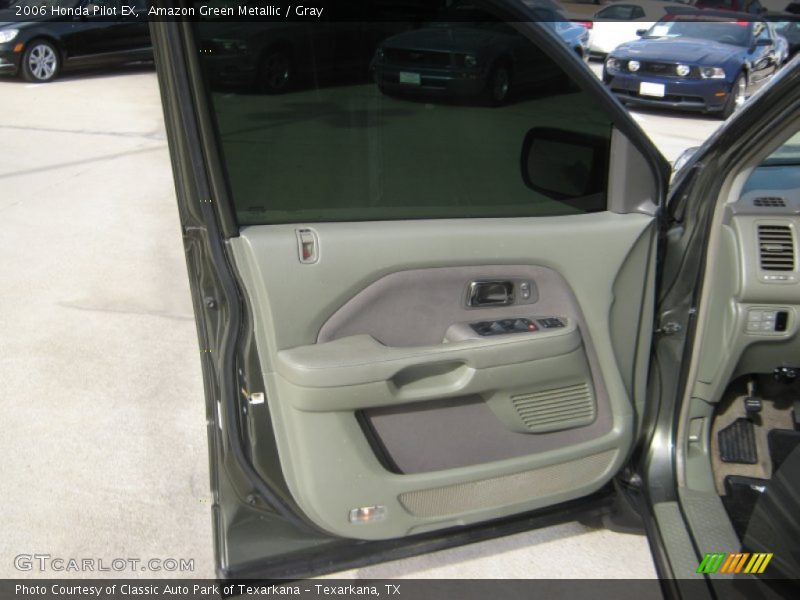 Amazon Green Metallic / Gray 2006 Honda Pilot EX