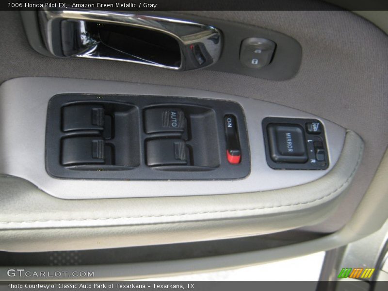 Amazon Green Metallic / Gray 2006 Honda Pilot EX