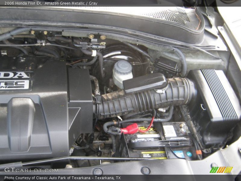 Amazon Green Metallic / Gray 2006 Honda Pilot EX