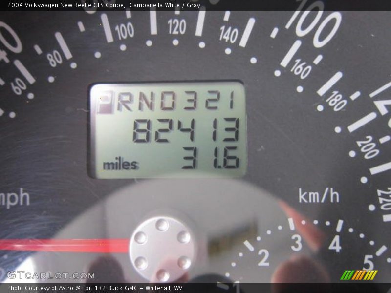 Campanella White / Gray 2004 Volkswagen New Beetle GLS Coupe