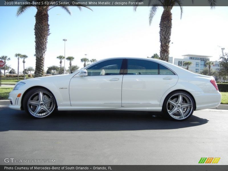  2010 S 63 AMG Sedan Diamond White Metallic
