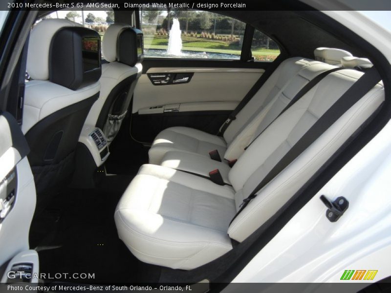 Diamond White Metallic / designo Porcelain 2010 Mercedes-Benz S 63 AMG Sedan