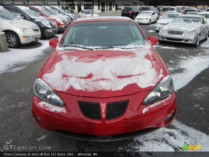 Crimson Red / Ebony 2007 Pontiac Grand Prix GT Sedan