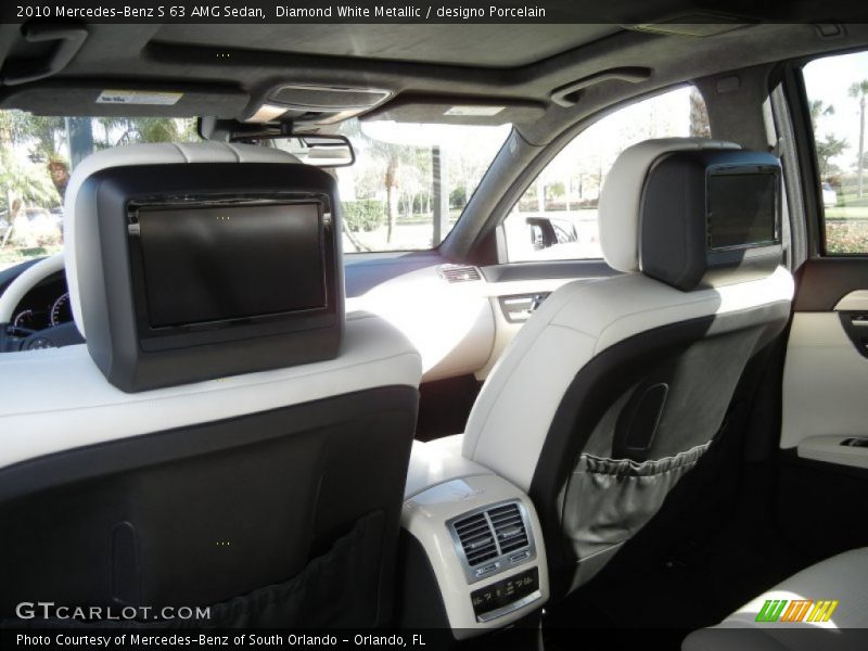 Diamond White Metallic / designo Porcelain 2010 Mercedes-Benz S 63 AMG Sedan