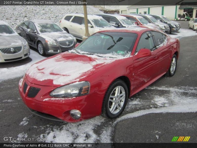 Crimson Red / Ebony 2007 Pontiac Grand Prix GT Sedan