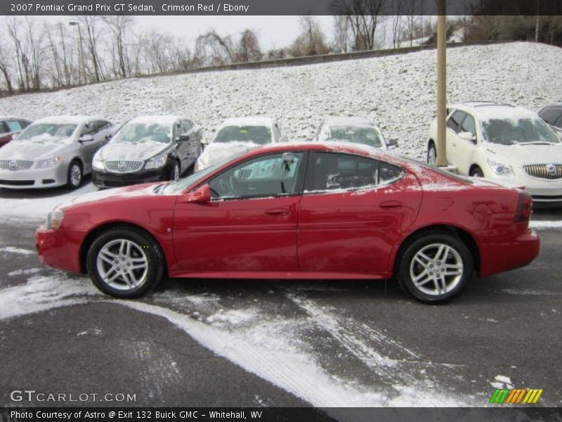 Crimson Red / Ebony 2007 Pontiac Grand Prix GT Sedan