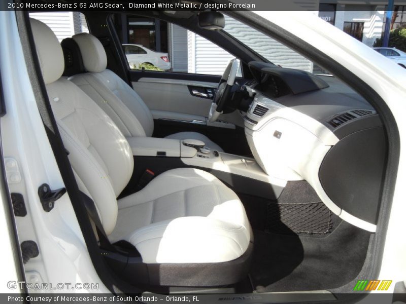  2010 S 63 AMG Sedan designo Porcelain Interior
