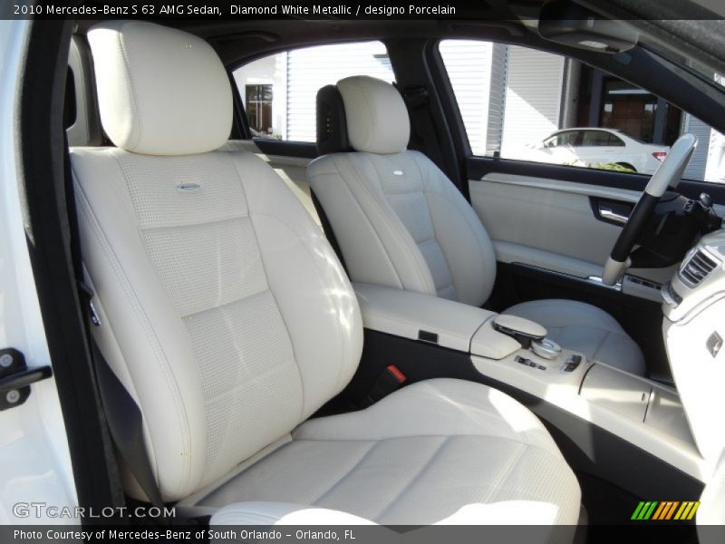  2010 S 63 AMG Sedan designo Porcelain Interior