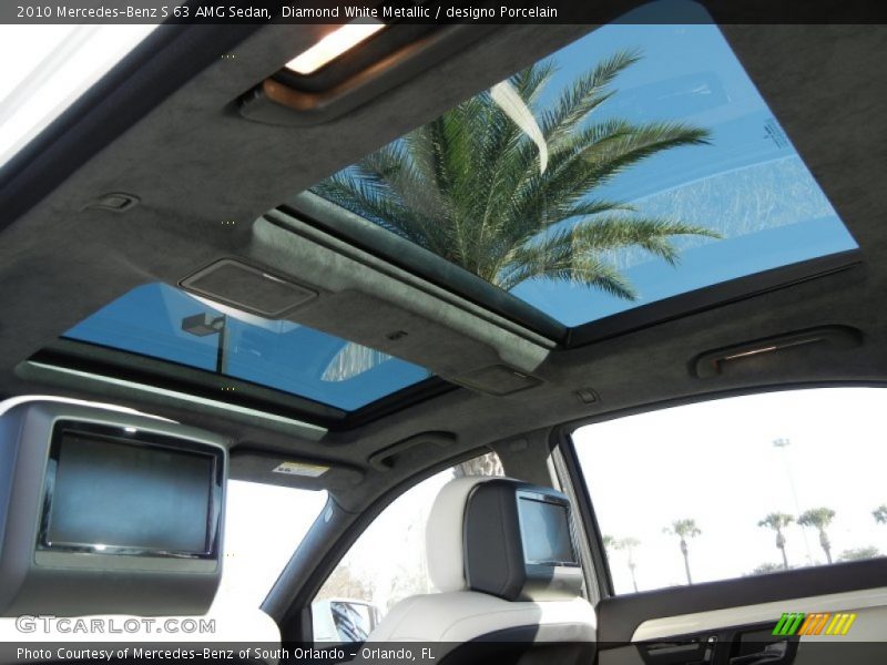 Sunroof of 2010 S 63 AMG Sedan
