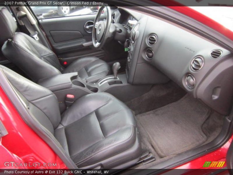 Crimson Red / Ebony 2007 Pontiac Grand Prix GT Sedan
