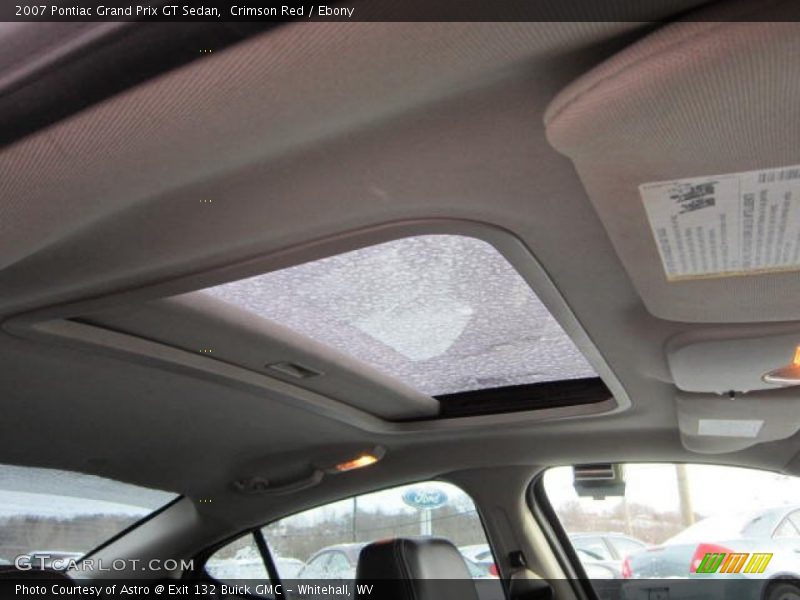 Crimson Red / Ebony 2007 Pontiac Grand Prix GT Sedan