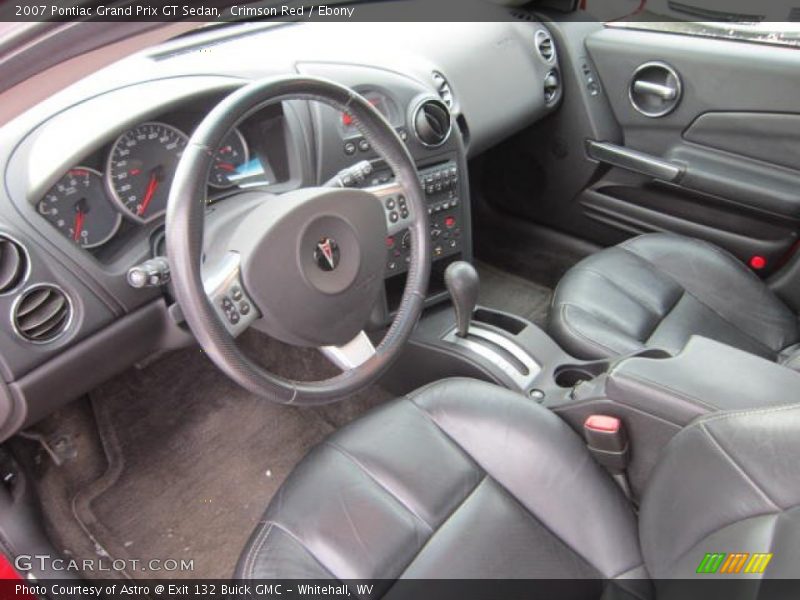 Crimson Red / Ebony 2007 Pontiac Grand Prix GT Sedan