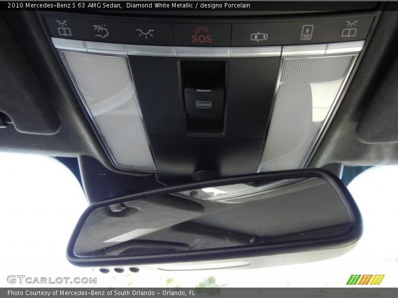 Diamond White Metallic / designo Porcelain 2010 Mercedes-Benz S 63 AMG Sedan