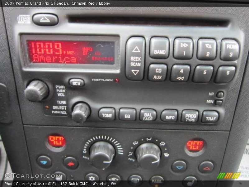 Crimson Red / Ebony 2007 Pontiac Grand Prix GT Sedan