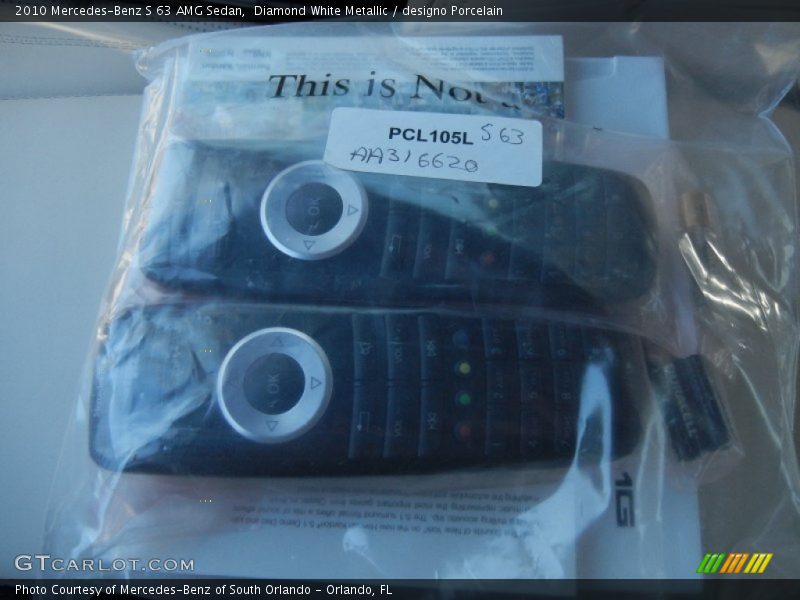 Diamond White Metallic / designo Porcelain 2010 Mercedes-Benz S 63 AMG Sedan