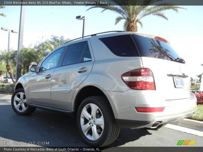 Pewter Metallic / Black 2009 Mercedes-Benz ML 320 BlueTec 4Matic