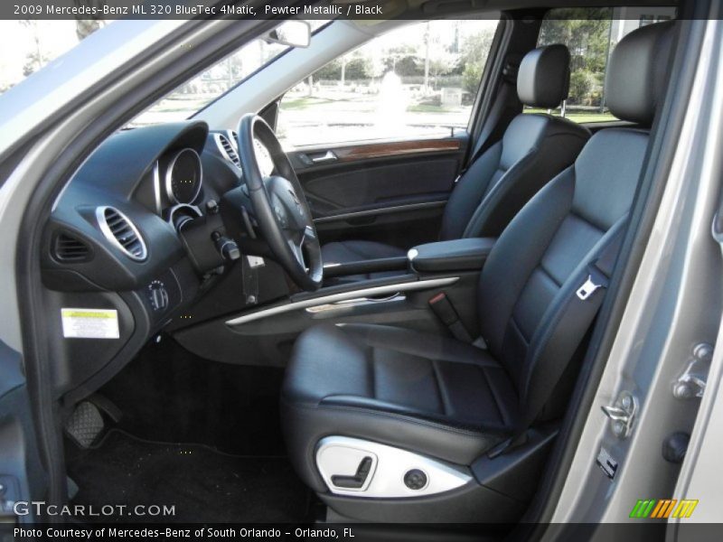 Pewter Metallic / Black 2009 Mercedes-Benz ML 320 BlueTec 4Matic