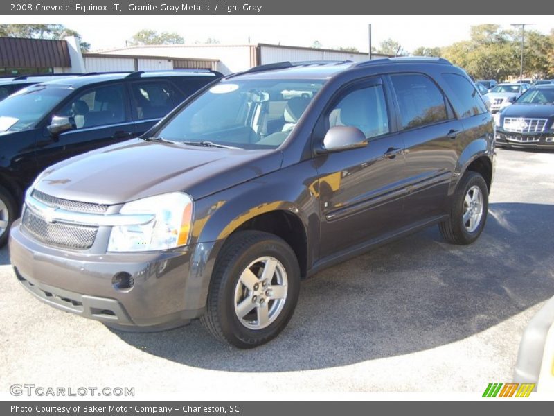 Granite Gray Metallic / Light Gray 2008 Chevrolet Equinox LT