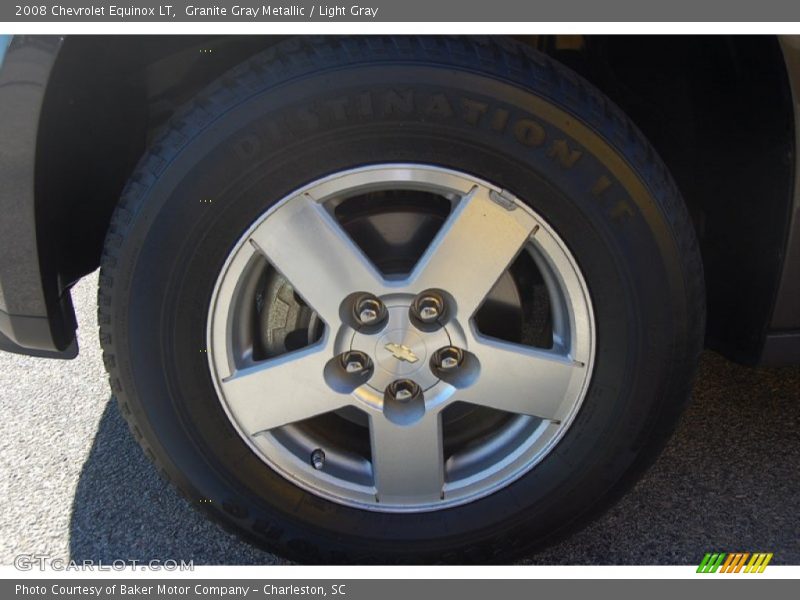 Granite Gray Metallic / Light Gray 2008 Chevrolet Equinox LT