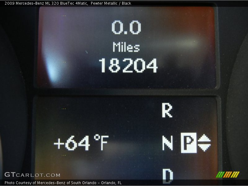 Pewter Metallic / Black 2009 Mercedes-Benz ML 320 BlueTec 4Matic