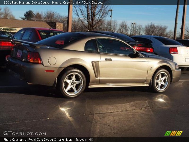 Mineral Grey Metallic / Dark Charcoal 2001 Ford Mustang Cobra Coupe