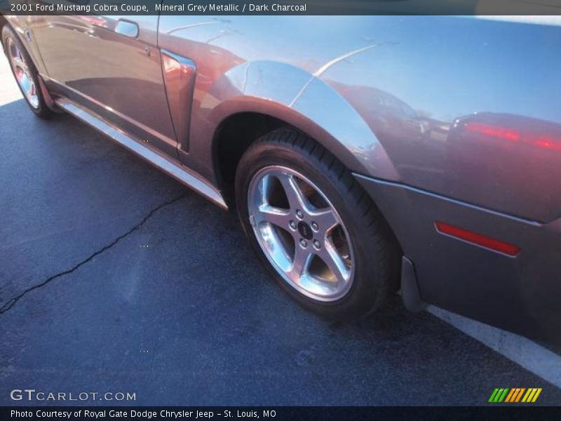 Mineral Grey Metallic / Dark Charcoal 2001 Ford Mustang Cobra Coupe
