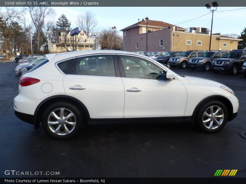 Moonlight White / Graphite 2008 Infiniti EX 35 AWD