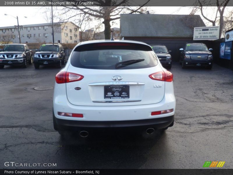 Moonlight White / Graphite 2008 Infiniti EX 35 AWD