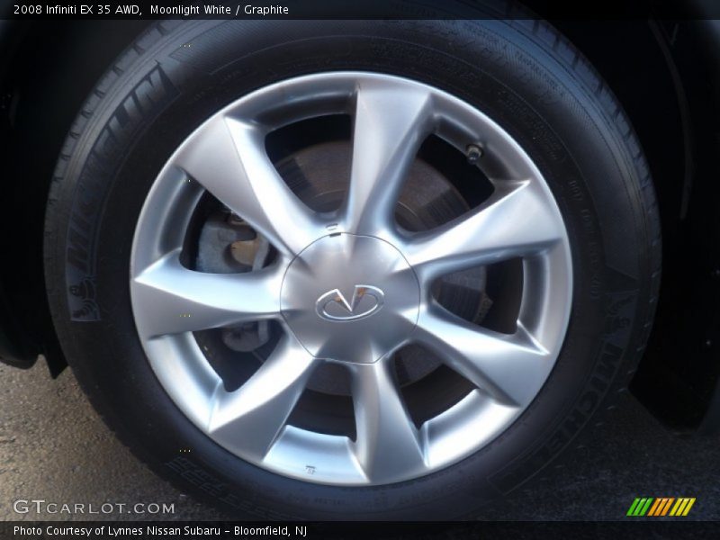 Moonlight White / Graphite 2008 Infiniti EX 35 AWD