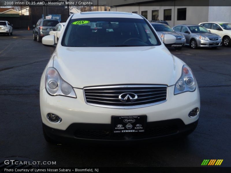 Moonlight White / Graphite 2008 Infiniti EX 35 AWD