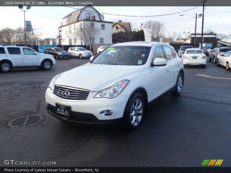 Moonlight White / Graphite 2008 Infiniti EX 35 AWD