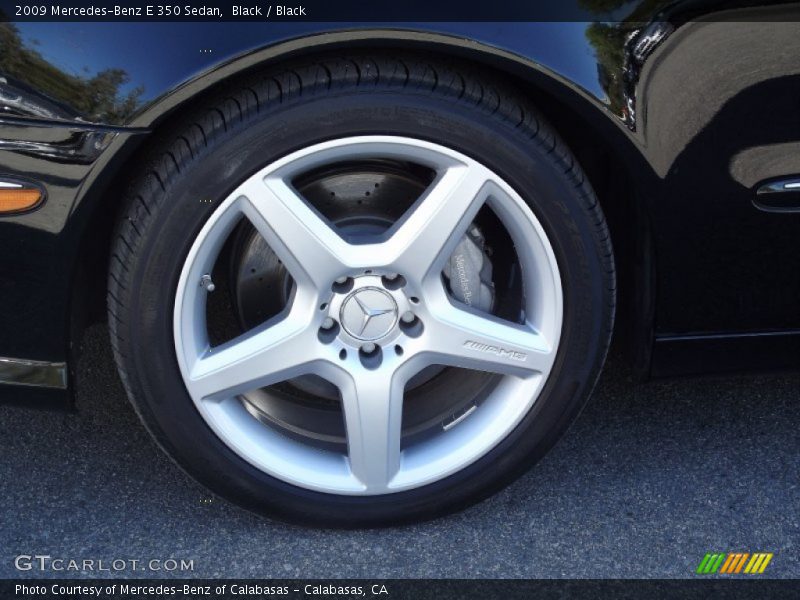 Black / Black 2009 Mercedes-Benz E 350 Sedan