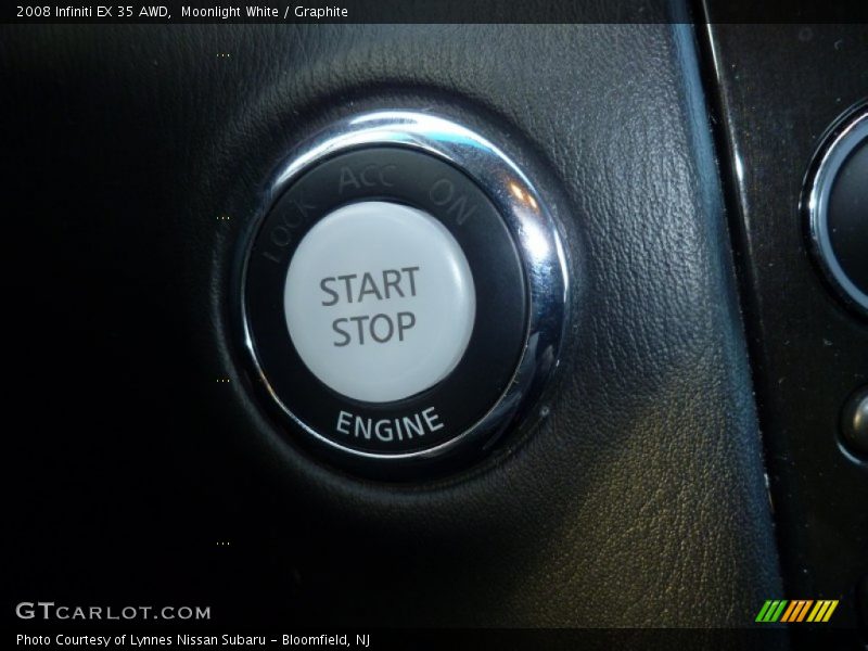 Moonlight White / Graphite 2008 Infiniti EX 35 AWD