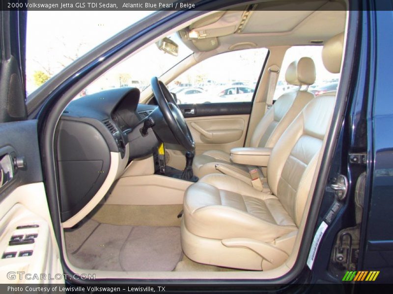  2000 Jetta GLS TDI Sedan Beige Interior