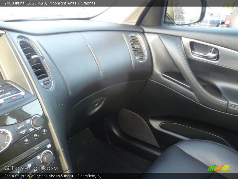 Moonlight White / Graphite 2008 Infiniti EX 35 AWD