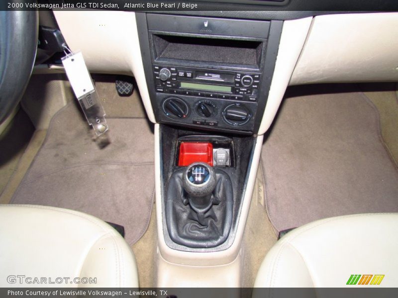 Atlantic Blue Pearl / Beige 2000 Volkswagen Jetta GLS TDI Sedan