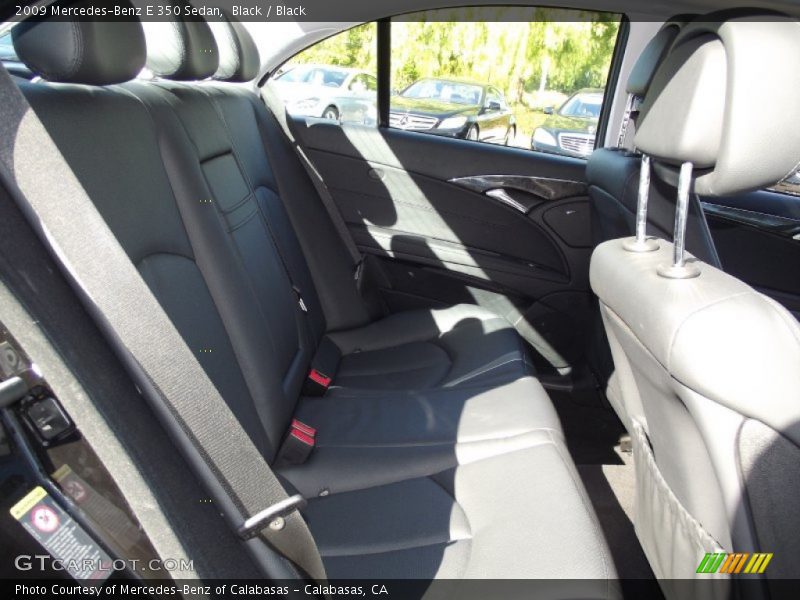 Black / Black 2009 Mercedes-Benz E 350 Sedan