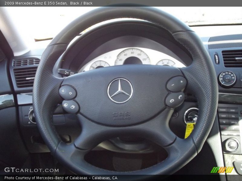 Black / Black 2009 Mercedes-Benz E 350 Sedan