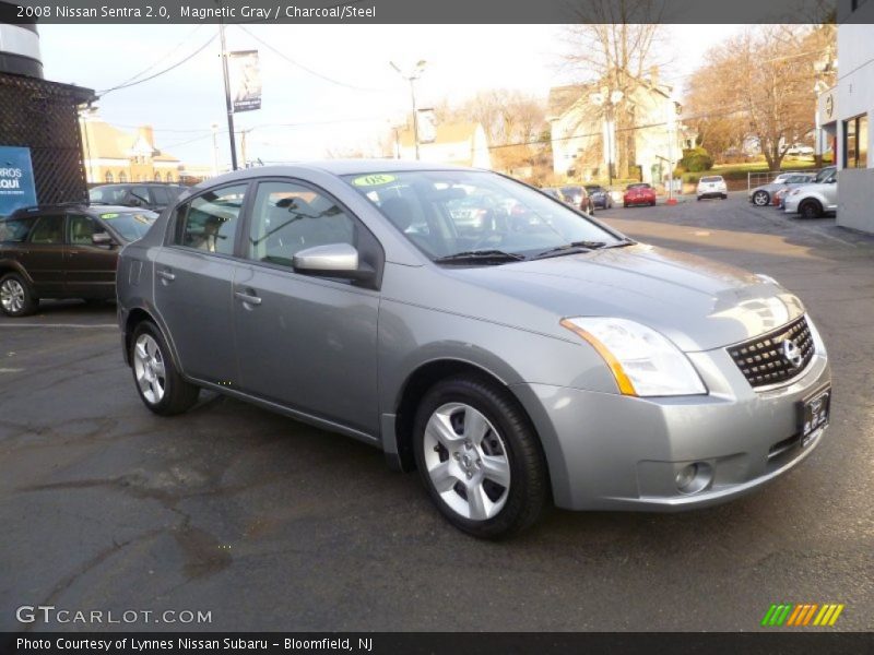 Magnetic Gray / Charcoal/Steel 2008 Nissan Sentra 2.0