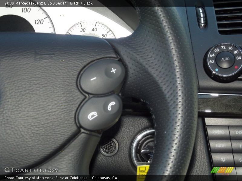 Black / Black 2009 Mercedes-Benz E 350 Sedan