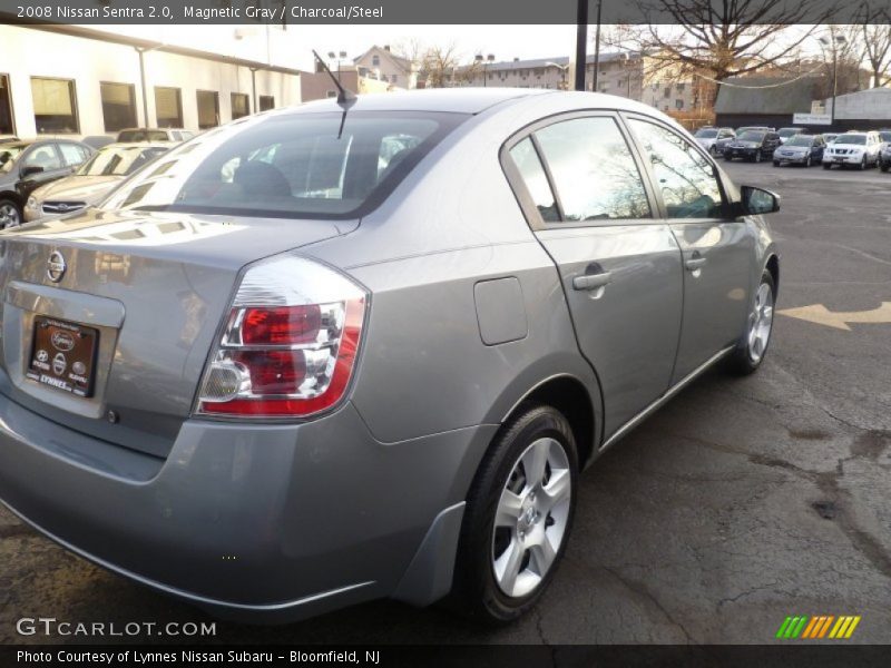 Magnetic Gray / Charcoal/Steel 2008 Nissan Sentra 2.0