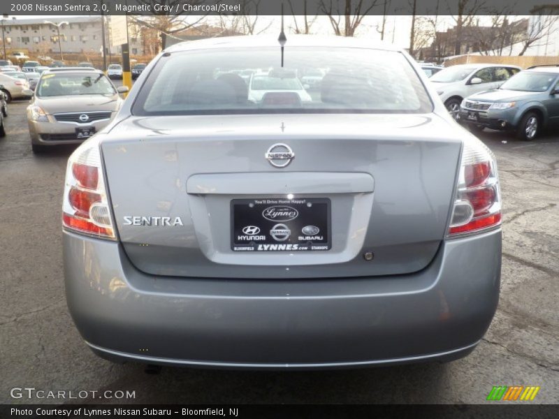 Magnetic Gray / Charcoal/Steel 2008 Nissan Sentra 2.0