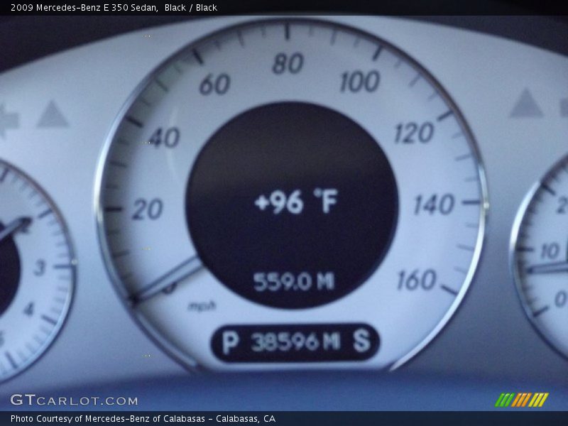 Black / Black 2009 Mercedes-Benz E 350 Sedan