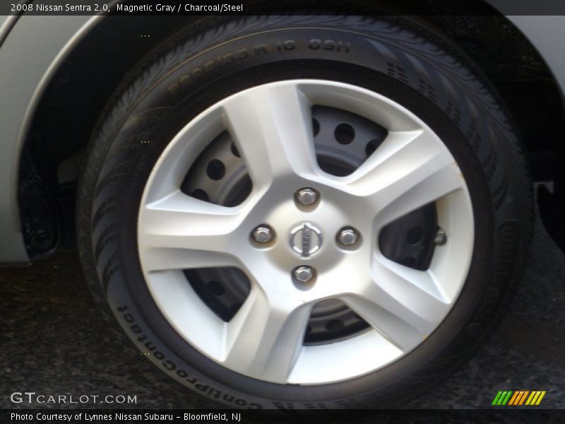 Magnetic Gray / Charcoal/Steel 2008 Nissan Sentra 2.0
