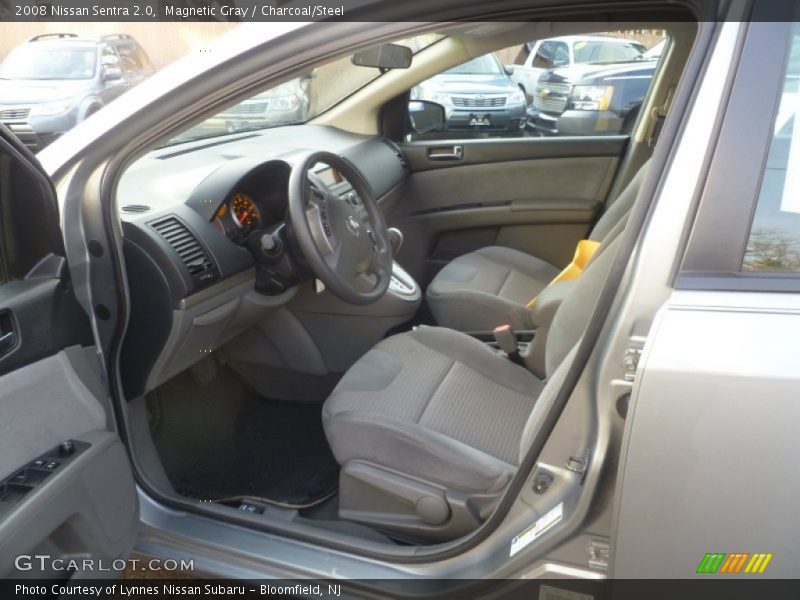Magnetic Gray / Charcoal/Steel 2008 Nissan Sentra 2.0