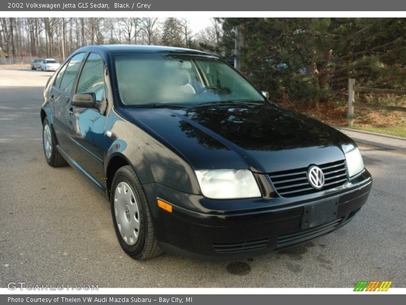 Black / Grey 2002 Volkswagen Jetta GLS Sedan